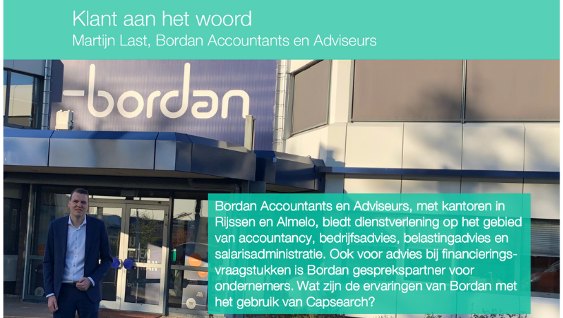 Klant aan het woord. Martijn Last, Bordan Accountants en Adviseurs